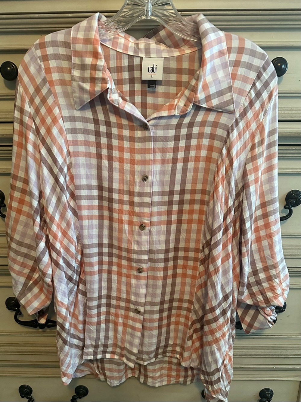 CAbi Legacy Plaid Button-Down Shirt